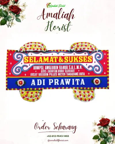 Karangan Bunga Ucapan Selamat di Silalas