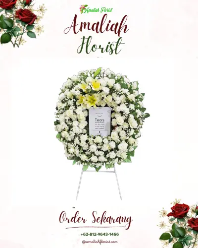Krans Bunga Duka Cita di Silalas